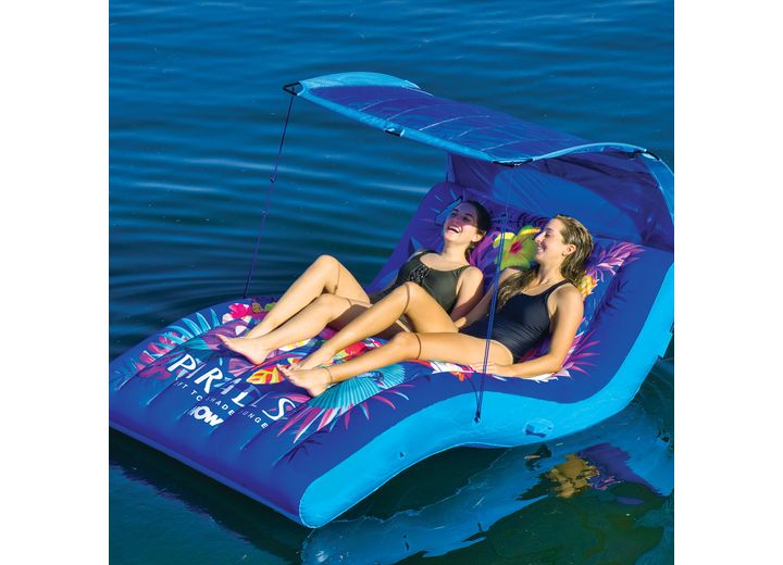 WOW Watersports Paradise 2-Person Lounger with Canopy  • 21-2100