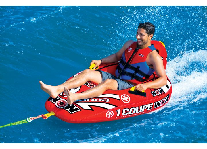 WOW Watersports Coupe 1 Rider Towable Cockpit Tube  • 15-1020