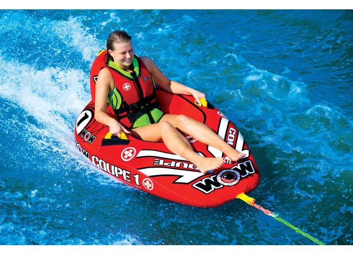 WOW Watersports Coupe 1 Rider Towable Cockpit Tube  • 15-1020