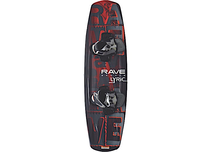 RAVE Sports Lyric Wakeboard with Bindings Package - Red  • 02395