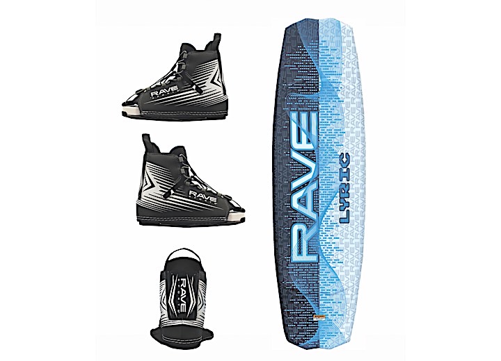 RAVE Sports Lyric Wakeboard with Bindings Package - Blue  • 02977