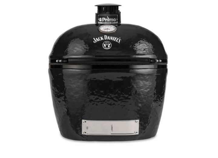 Primo X-Large Oval Ceramic Charcoal Grill Head – Jack Daniels Edition  • PGCXLHJ