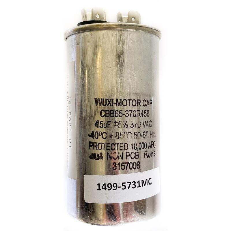 MC Enterprises RV Air Conditioner Fan Motor Capacitor 45 MFD, Coleman-Mach  • 1499-5731MC