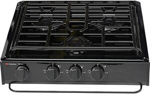 Suburban 3-Burner Slide-In Cooktop, Black  • 3600A