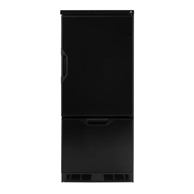 Norcold 6.2 Cu Ft 12V DC Compressor Refrigerator, RH, Black  • N2175BPR