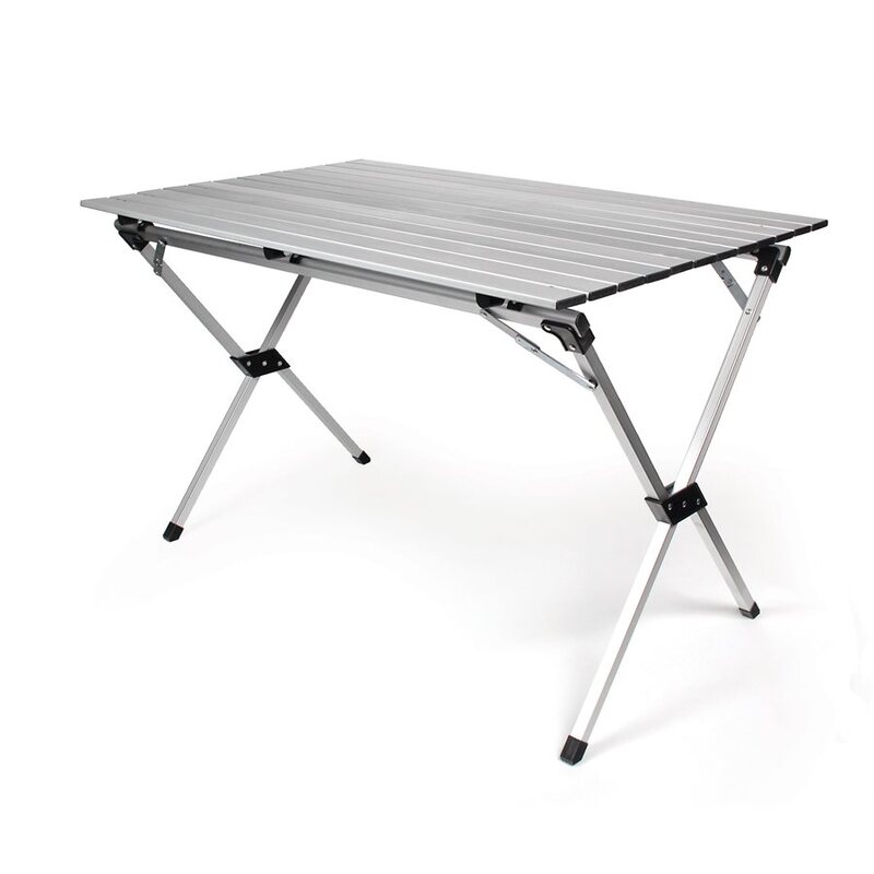 Camco Fold-Away Aluminum Table - Roll-up with Carry Bag  • 51892