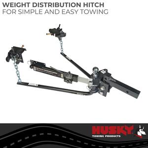 Husky Towing Round Bar Weight Distribution Hitch - 2-5/16