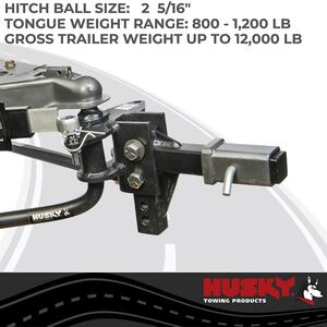 Husky Towing Round Bar Weight Distribution Hitch - 2-5/16