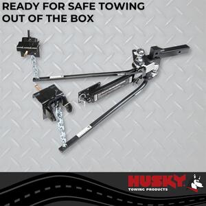 Husky Towing Round Bar Weight Distribution Hitch - 2-5/16