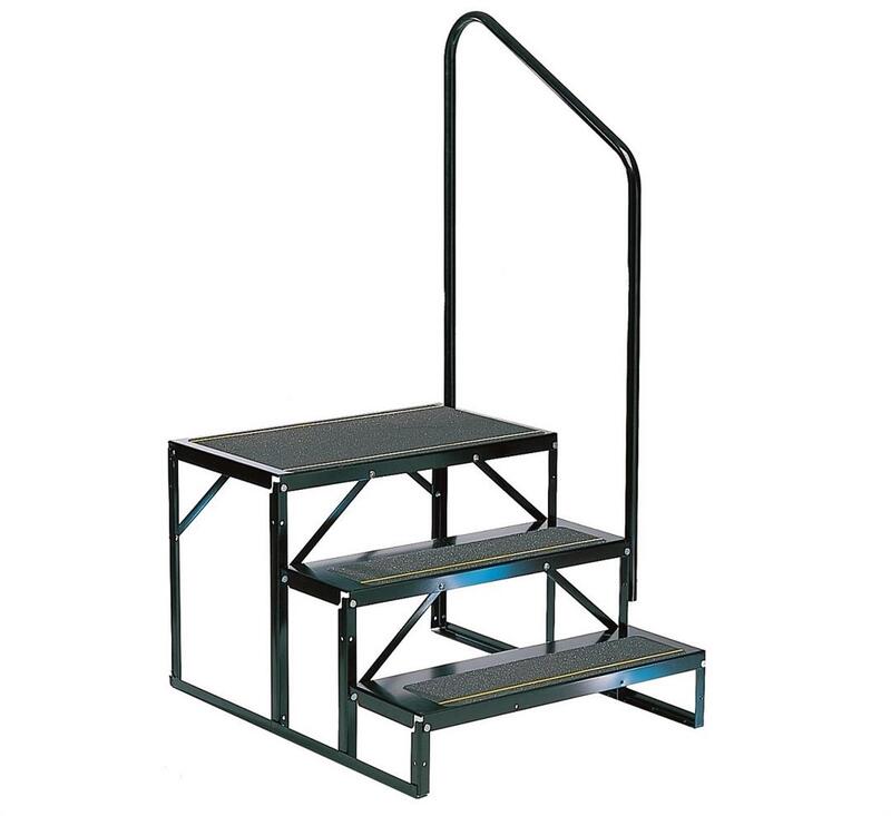 Stromberg Carlson Econo Porch Stand-Alone Manual Steel Park Model 2 Entry Steps  • EHS-102-R