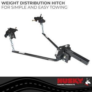 Husky Towing Round Bar Weight Distribution Hitch - 8,000lb  • 31422