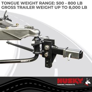 Husky Towing Round Bar Weight Distribution Hitch - 8,000lb  • 31422