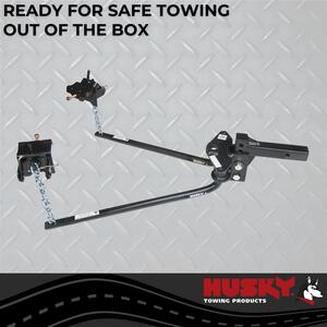 Husky Towing Round Bar Weight Distribution Hitch - 8,000lb  • 31422