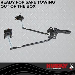 Husky Towing Round Bar Weight Distribution Hitch - 12,000lb  • 31423