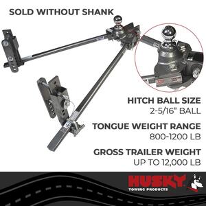 Husky Towing Center Line TS Weight Distribution Hitch - 2-5/16