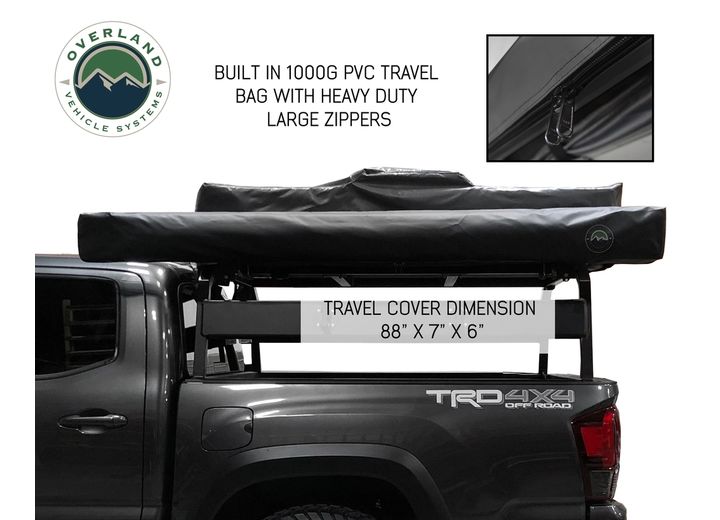 Overland Vehicle Systems Nomadic Awning 2.5 - 8.0' w/ Black Cover  • 18059909