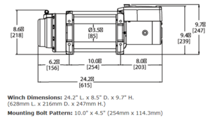 Warn 16.5TI Heavyweight Winch  • 68801