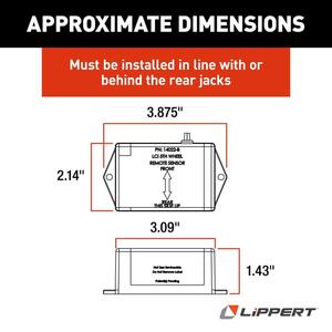 Lippert Ground Control 3.0 RV Auto-Level Remote Rear Sensor  • 232201