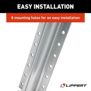 Lippert Hydraulic Jack Assembly in Silver - Aluminum - 8,000 lbs • 3728923