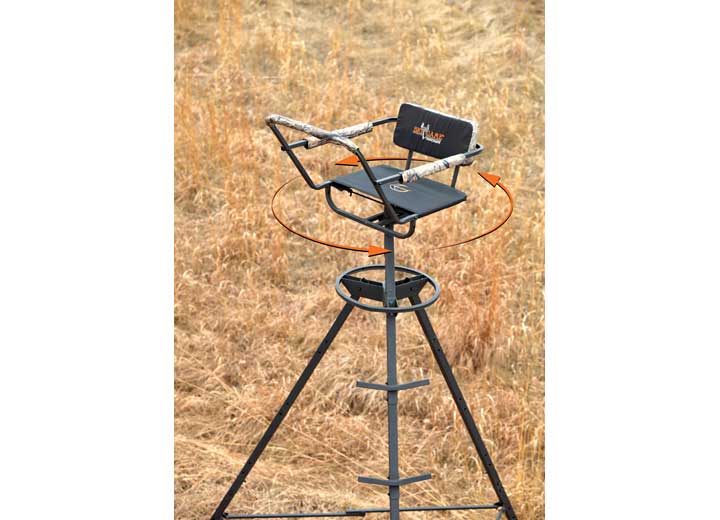 Big Game Pursuit Tripod 12' Deer Stand, 360 Degree  • BGM-CR8101