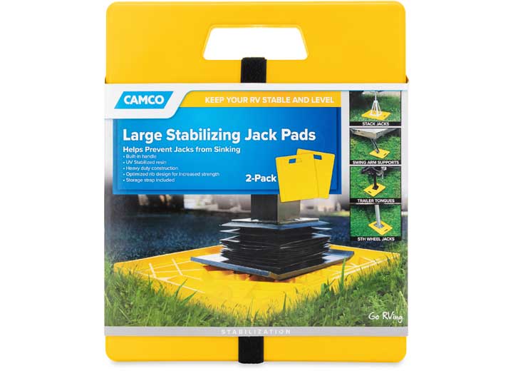 Camco RV Stabilizer Jack Pads - Large  • 44541