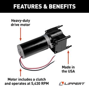 Lippert Ground Control 2.0 Leveling System Heavy-Duty Drive Motor  • 241795