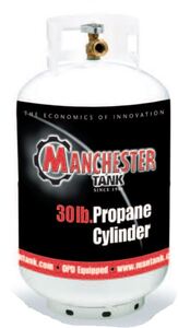 Manchester Tank Steel Tank LP Gas Cylinder - 30 Lbs  • 1160TCTH.5