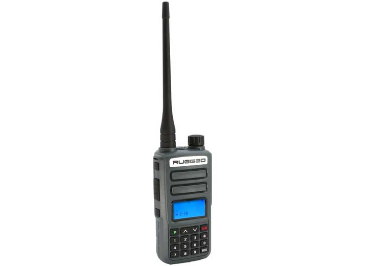 Rugged Radios GMRS and FRS Two Way Handheld Radio - Grey  • GMR2-PLUS