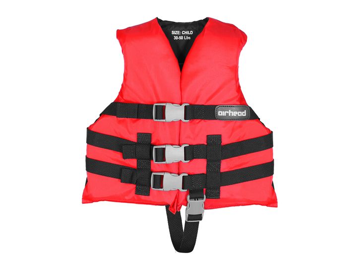 Airhead General Boating Series Child Life Vest - Red  • 10002-02-A-RD