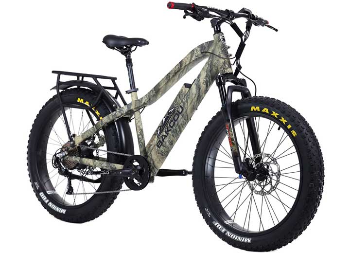 Bakcou Flatlander Fat Tire E-Bike, 25ah, Realtree Excape  • B-F-RTEX-B25