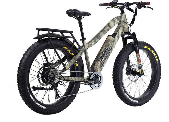 Bakcou Flatlander Fat Tire E-Bike, 25ah, Realtree Excape  • B-F-RTEX-B25