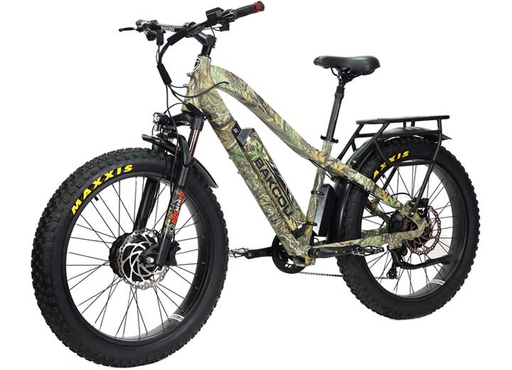 Bakcou Kodiak AWD Dual-Hub E-Bike, 25ah, Realtree Edge  • B-KD-REAE-B25