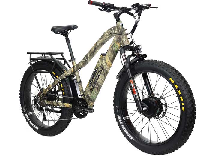 Bakcou Kodiak AWD Dual-Hub E-Bike, 25ah, Realtree Edge  • B-KD-REAE-B25