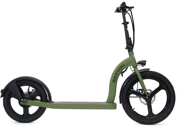 Bakcou Badger Electric Scooter - Matte Army Green  • S-MB-G