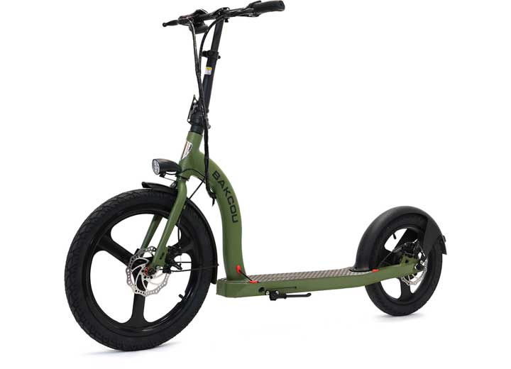 Bakcou Badger Electric Scooter - Matte Army Green  • S-MB-G