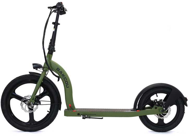 Bakcou Badger Electric Scooter - Matte Army Green  • S-MB-G