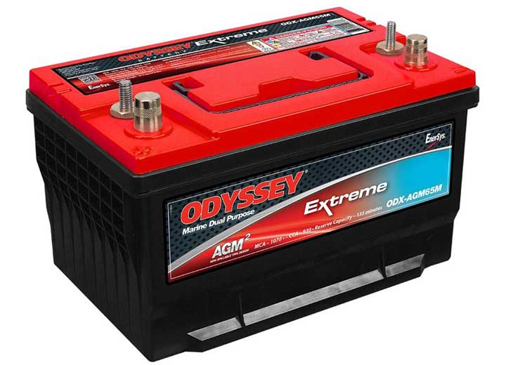 Odyssey Extreme Series Marine 12V Battery  • ODX-AGM65M