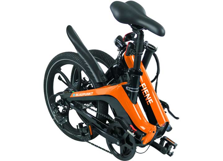 Blaupunkt Fiene Folding Electric Bike, Orange/Black, 20