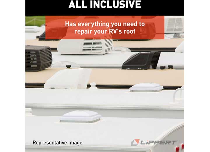 Alpha Systems SuperFlex RV Roof Kit, Beige, 26' and Above  • 862423