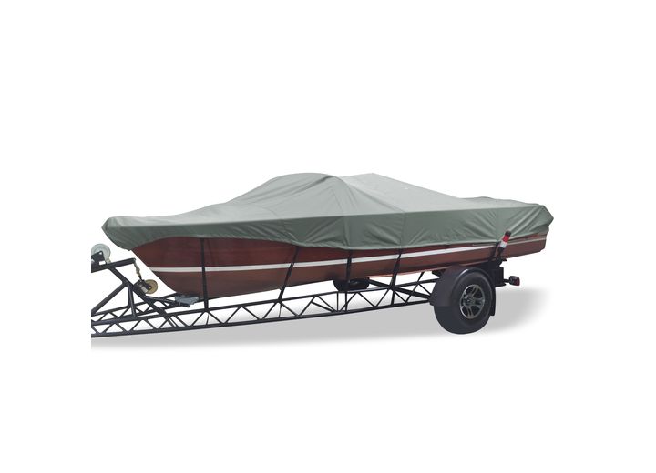 Carver Mist Gray Sun-Dura Boat Cover for 20'6