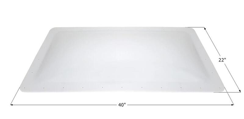 Icon RV Skylight, White, 40