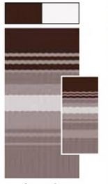 Carefree 15'W x 8'Ext. Sierra Brown Dune Stripe One-Piece Replacement Vinyl Fabric for RV Patio Awnings  • JU158A00