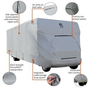 Classic Accessories PermaPro Class C Motorhome Cover, Gray, 32'-35'  • 80-314-191001-RT