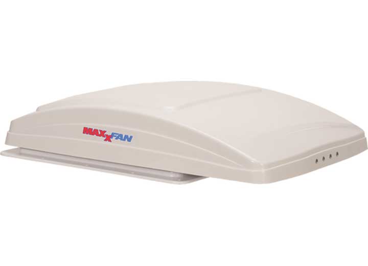 Maxxair Maxxfan Deluxe Roof Vent W/ 12V Fan and Thermostat - Manual Lift - 10 Speed - White  • 00-05100K