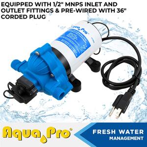 Aqua Pro 3 GPM 115 VDC Self-Priming Water Pump  • 21855