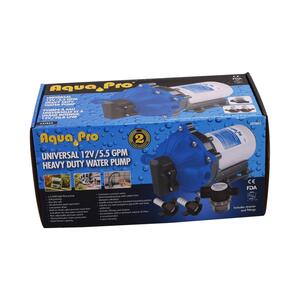 Aqua Pro 5.5 GPM 12 VDC Self-Priming Water Pump with Strainer  • 21863