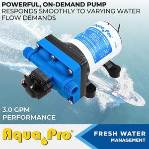 Aqua Pro Self Priming 3 GPM RV Fresh Water Pump  • 21847