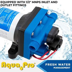 Aqua Pro Self Priming 3 GPM RV Fresh Water Pump  • 21847