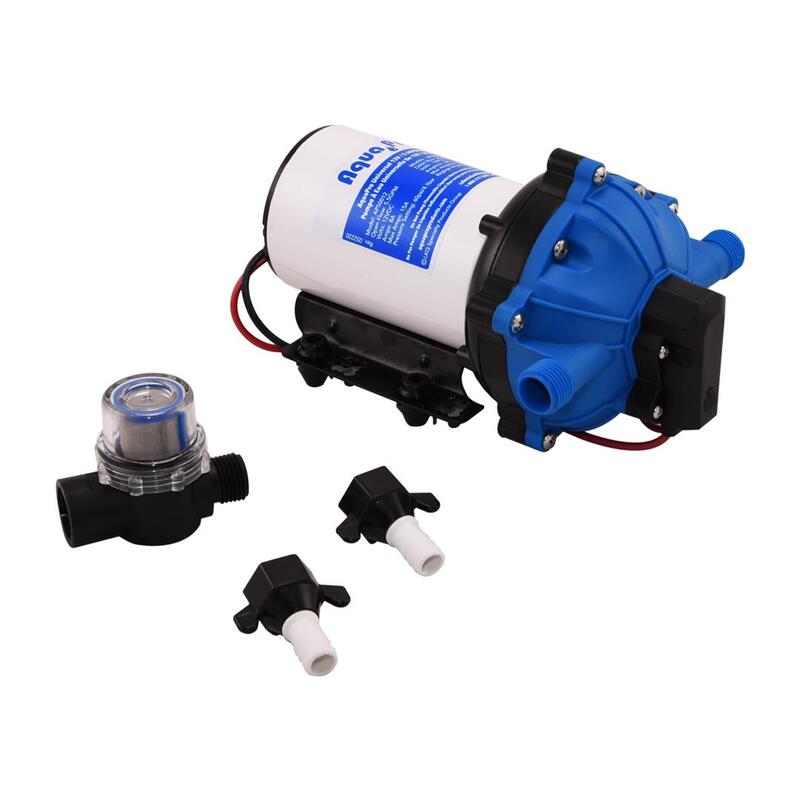 Aqua Pro 5.5 GPM 12 VDC Self-Priming Water Pump with Strainer  • 21863