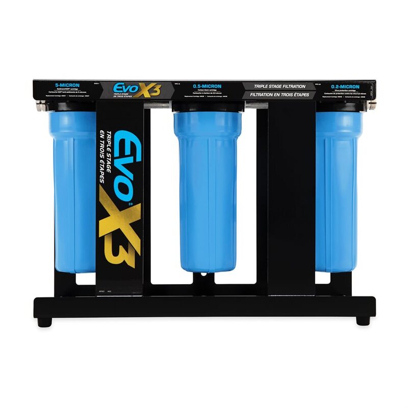 Camco Evo X3 Triple Stage Premium RV Water Filter Kit  • 40649